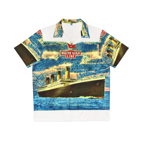 Titanic Hawaiian Shirt with Nautical Boat Design