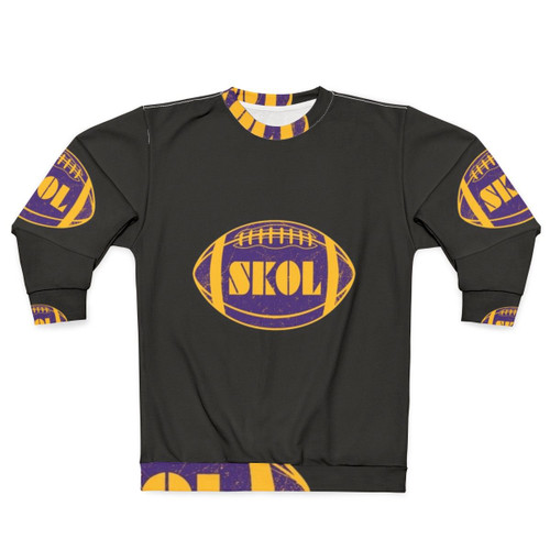 Minnesota Vikings Sweatshirt with Vikings Logo and Team Name