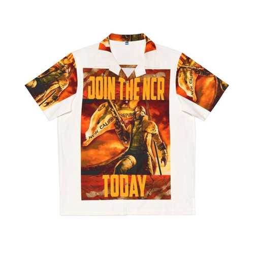Fallout New Vegas NCR Hawaiian Shirt for Courier Six and Vault Dwellers