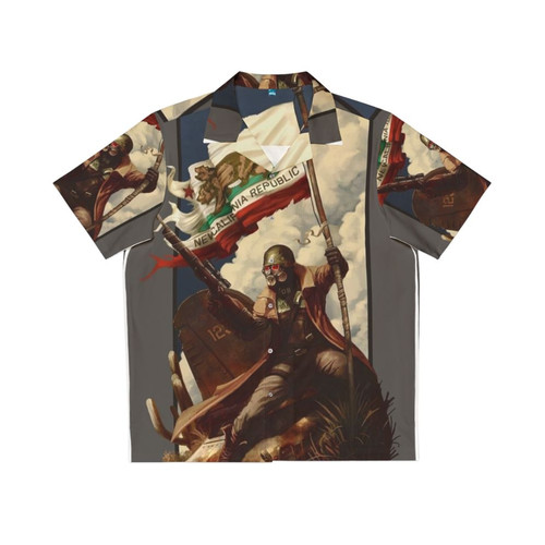 Fallout NCR Ranger Flag Fan Art Hawaiian Shirt