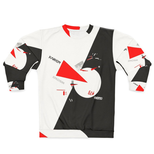 Constructivism Soviet Sweatshirt featuring artwork by El Lissitzky