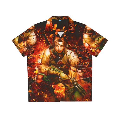Fable 2 Hawaiian Shirt with Vintage Gaming Artwork