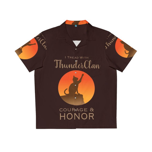 Thunderclan Pride Hawaiian Shirt with Warrior Cats Graphic