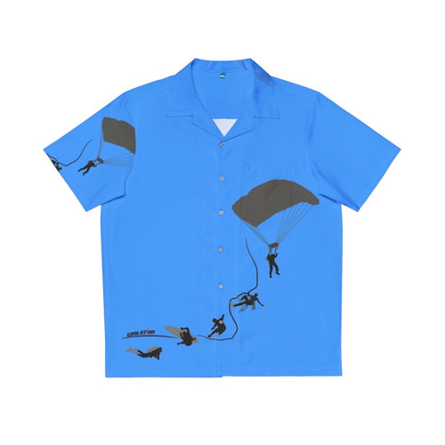 Hardcore Hawaiian shirt featuring evolution and extreme sports graphics