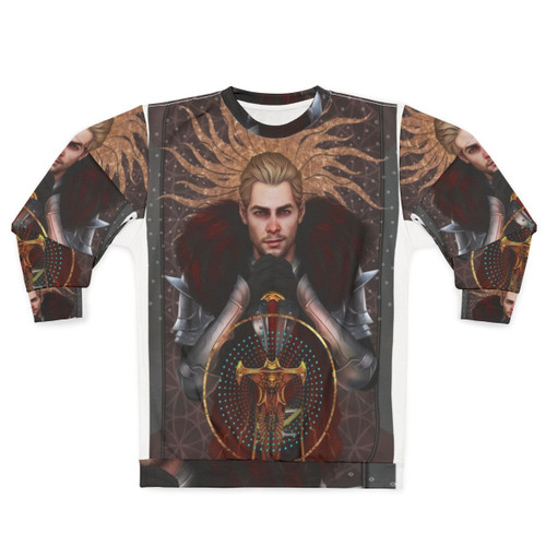 Tarot Sweatshirt with Dragon Age Cullen Rutherford Templar Design