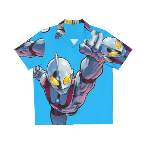 Ultraman Hawaiian Shirt featuring iconic Ultraman character