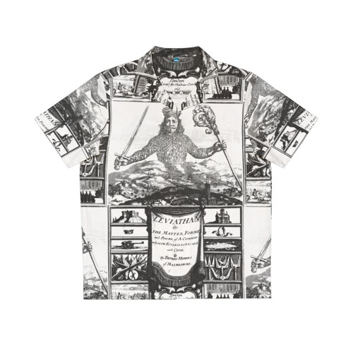 Thomas Hobbes Leviathan Frontispiece Hawaiian Shirt