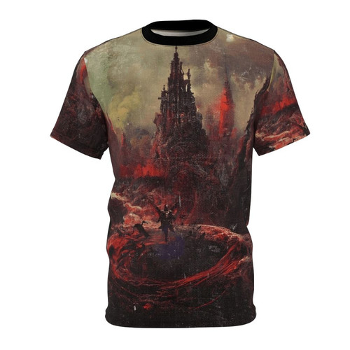 Metalcore-inspired t-shirt with a minimalist death-themed design