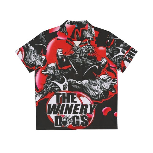 The Winery Dogs Band Hawaiian Shirt featuring the band's logo and design