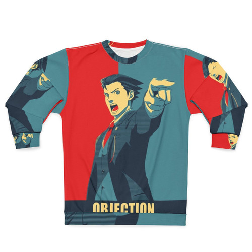 Phoenix Wright Ace Attorney Objection Sweatshirt