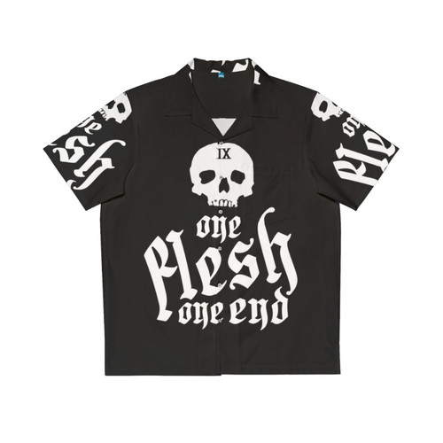One Flesh One End Hawaiian Shirt featuring Gideon and Harrow characters
