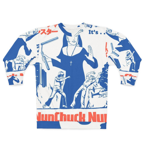 Nunchuck Nun Sweatshirt 2 - Cult Classic Retro Movie Inspired
