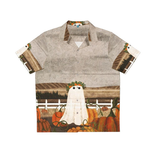 Ghost Pumpkins Patch Hawaiian Shirt