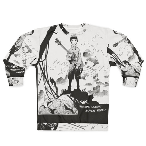Nothing Amazing Happens Here Fooly Cooly Manga Anime Sweatshirt