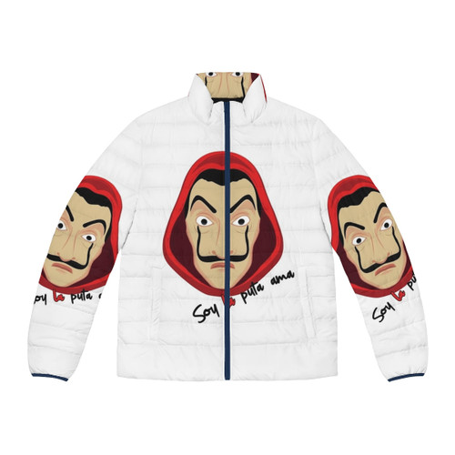 "Money Heist 'Soy La Puta Ama' Puffer Jacket"