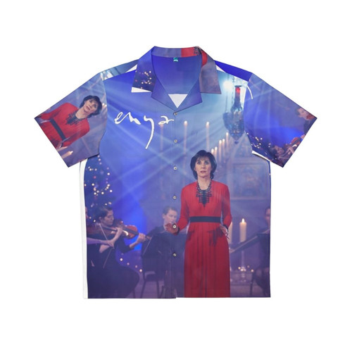Enya-themed Hawaiian shirt for Christmas