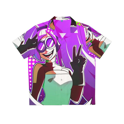 Entrapta Inspired Vibrant Tropical Hawaiian Shirt