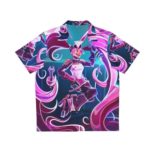 Entrapta Inspired Hawaiian Shirt with She-Ra and the Princesses of Power graphics