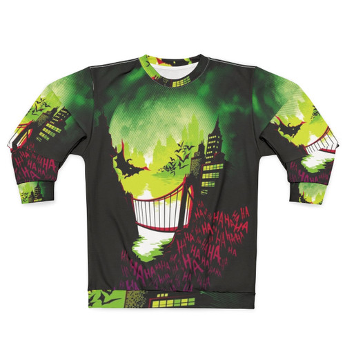 Joker 'City of Smiles' comic book themed sweatshirt