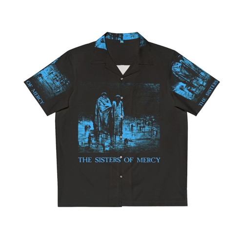 Goth Hawaiian Shirt featuring The Sisters of Mercy band logo