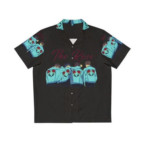 The Rose Kpop Band Hawaiian Shirt featuring band members