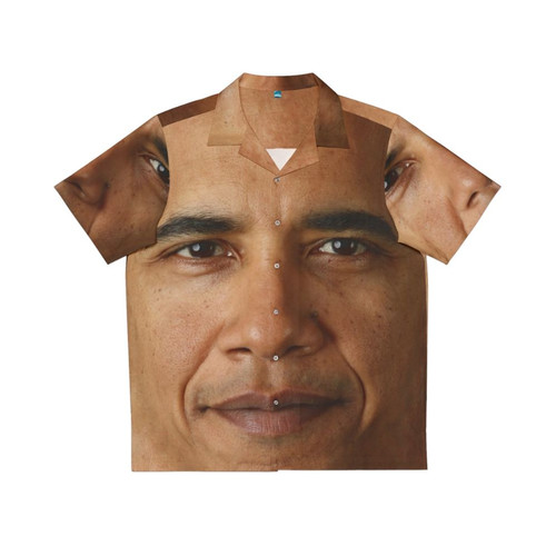 Barack Obama Face Hawaiian Shirt