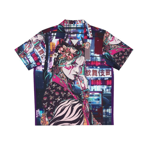 Geisha in Tokyo Hawaiian Shirt