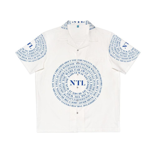 The National Lyrics Relaxed Fit Hawaiian Shirt