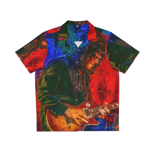 Gary Moore Tribute Art Hawaiian Shirt