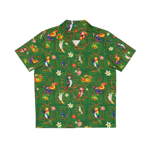 Enchanted Tiki Room Hawaiian Shirt with tropical floral design