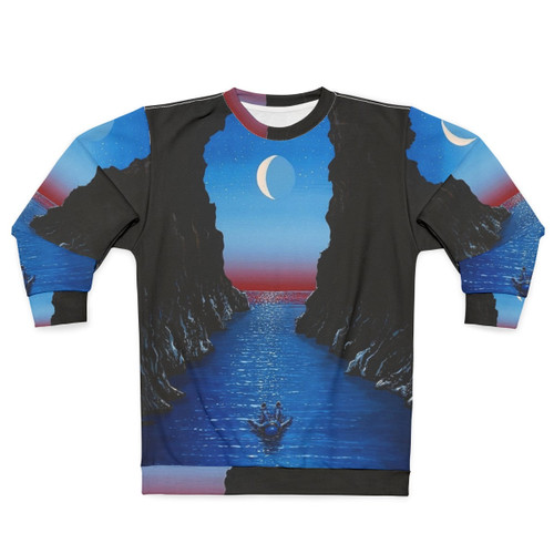 Night Drift Space Themed Surreal Art Sweatshirt