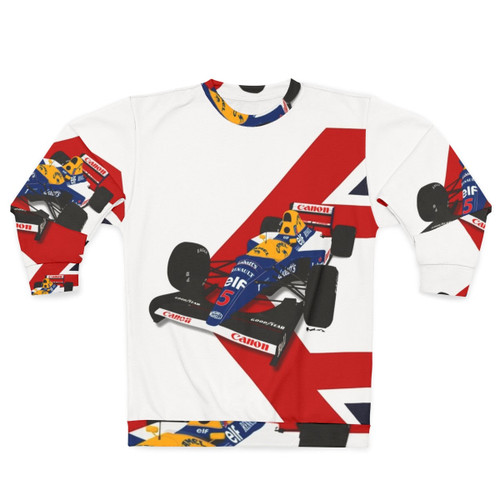 Nigel Mansell Williams Renault FW14B Formula 1 Racing Sweatshirt