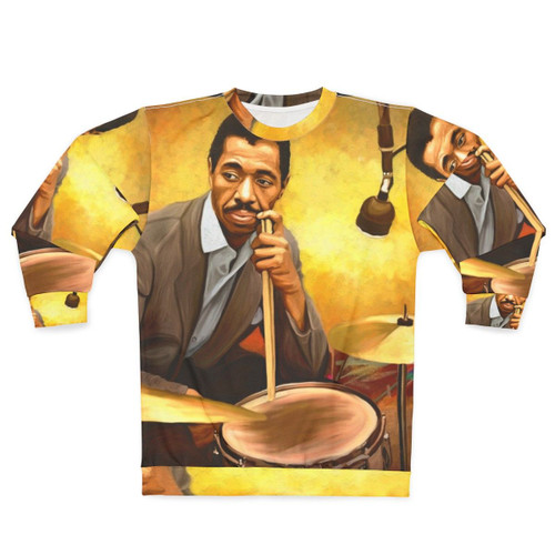 Sweatshirt featuring Philly Joe Jones, a renowned jazz drummer