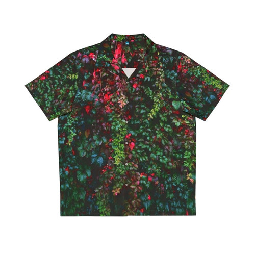 Enchanted Hawaiian shirt with botanical and floral prints