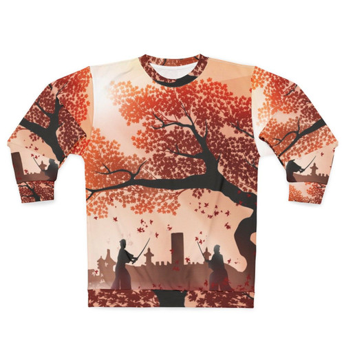 Jin Tsushima, the protagonist of Ghost of Tsushima, featured on a high-quality sweatshirt