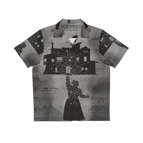 Encanto "Surface Pressure" Hawaiian Shirt with Sheet Music Design