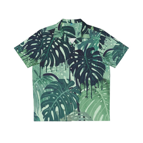 Tropical Monstera Leaves Hawaiian Shirt