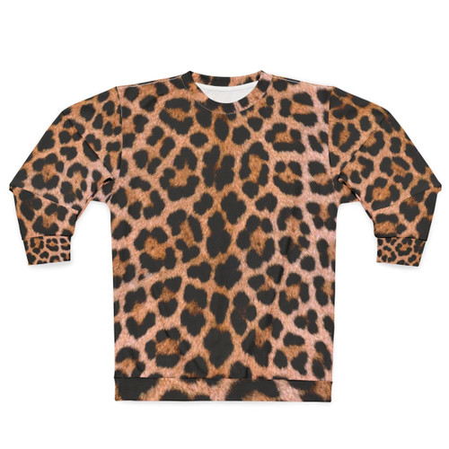 Cheetah print sweatshirt for fashionable and fierce style