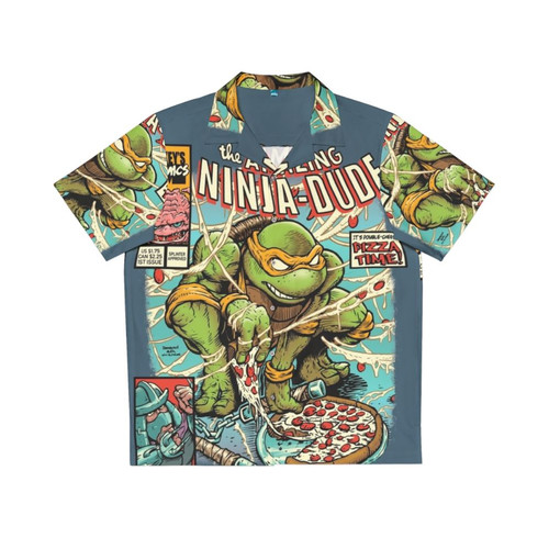 Ninja Dude in Retro Hawaiian Shirt