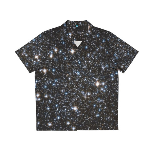 Galaxy Hawaiian Shirt with cosmic design and space exploration elements