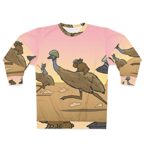 Charge of the Bunny Emu Cavalry Sweatshirt