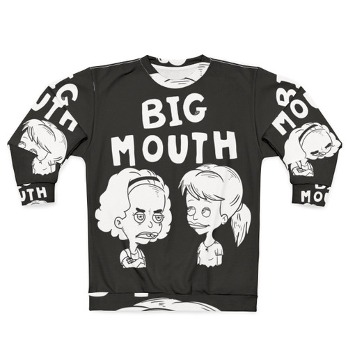 Netflix Big Mouth Sweatshirt Featuring the Cast of the Animated Comedy