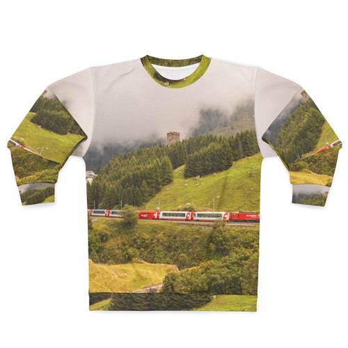 Glacier Express Sweatshirt for Train Enthusiasts