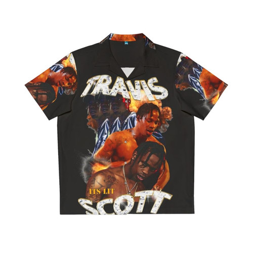 Tropical Hawaiian Shirt with Icey White Tee