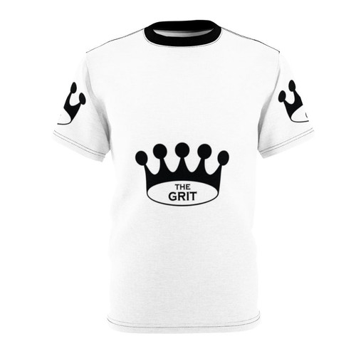 Classic Crown T-Shirt featuring a graphic design inspired by The Grit vegetarian restaurant in Athens, Georgia.