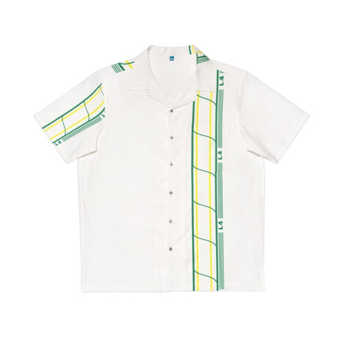 Tropical Hawaiian Shirt with Button Down Design