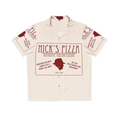 Nick's Pizza Hawaiian Shirt featuring The Blacklist characters