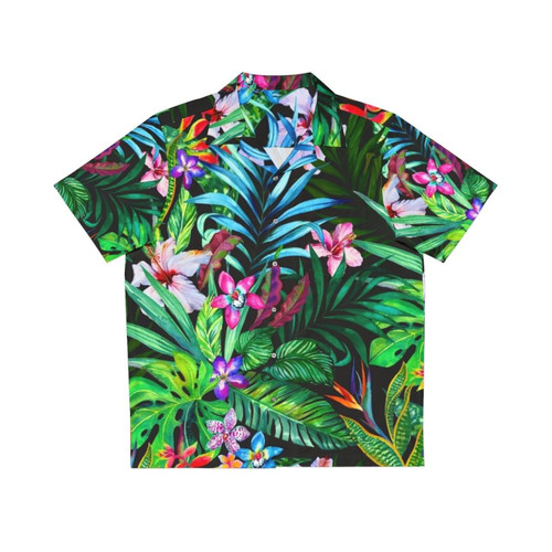 Tropical Fest Hawaiian Shirt with Vibrant Floral Pattern