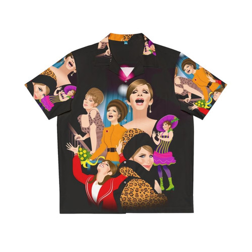 Funny tropical print Hawaiian shirt for beach parties