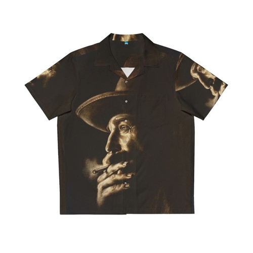 Daniel Plainview Charcoal Hawaiian Shirt